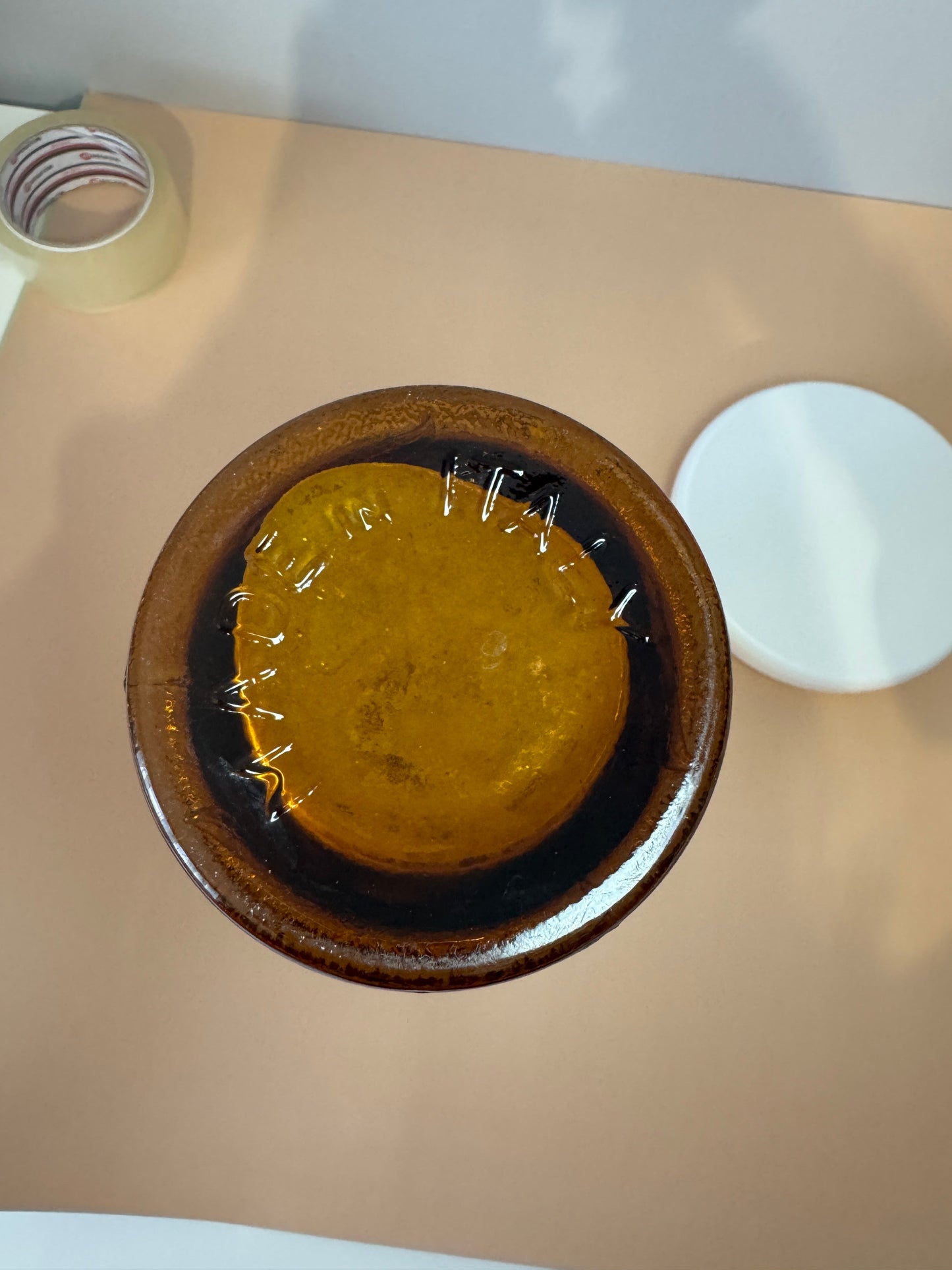 Vase Italien en verre d'Empoli Belles Trouvailles