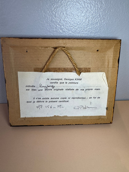 Aquarelle Paysage Georges Kihm Belles Trouvailles