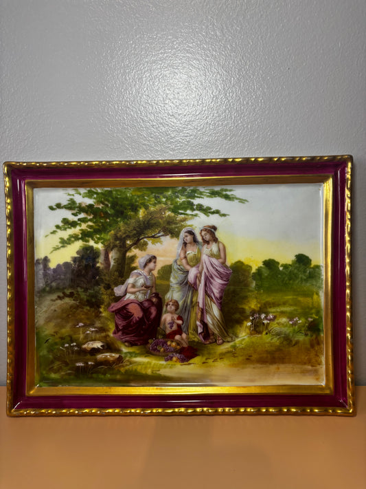 Tableau en porcelaine de Limoges Belles Trouvailles