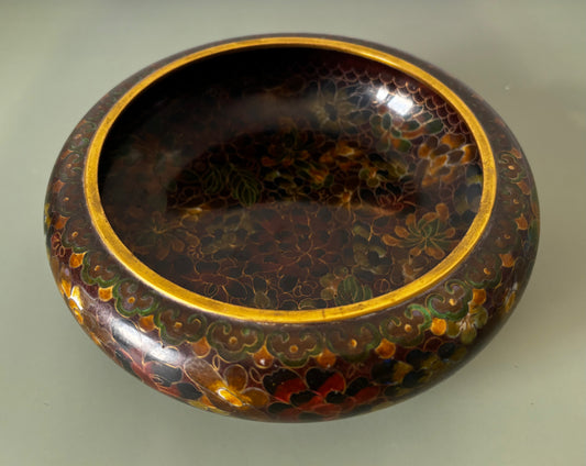 Vide poche ou bol en émail cloisonné Belles Trouvailles