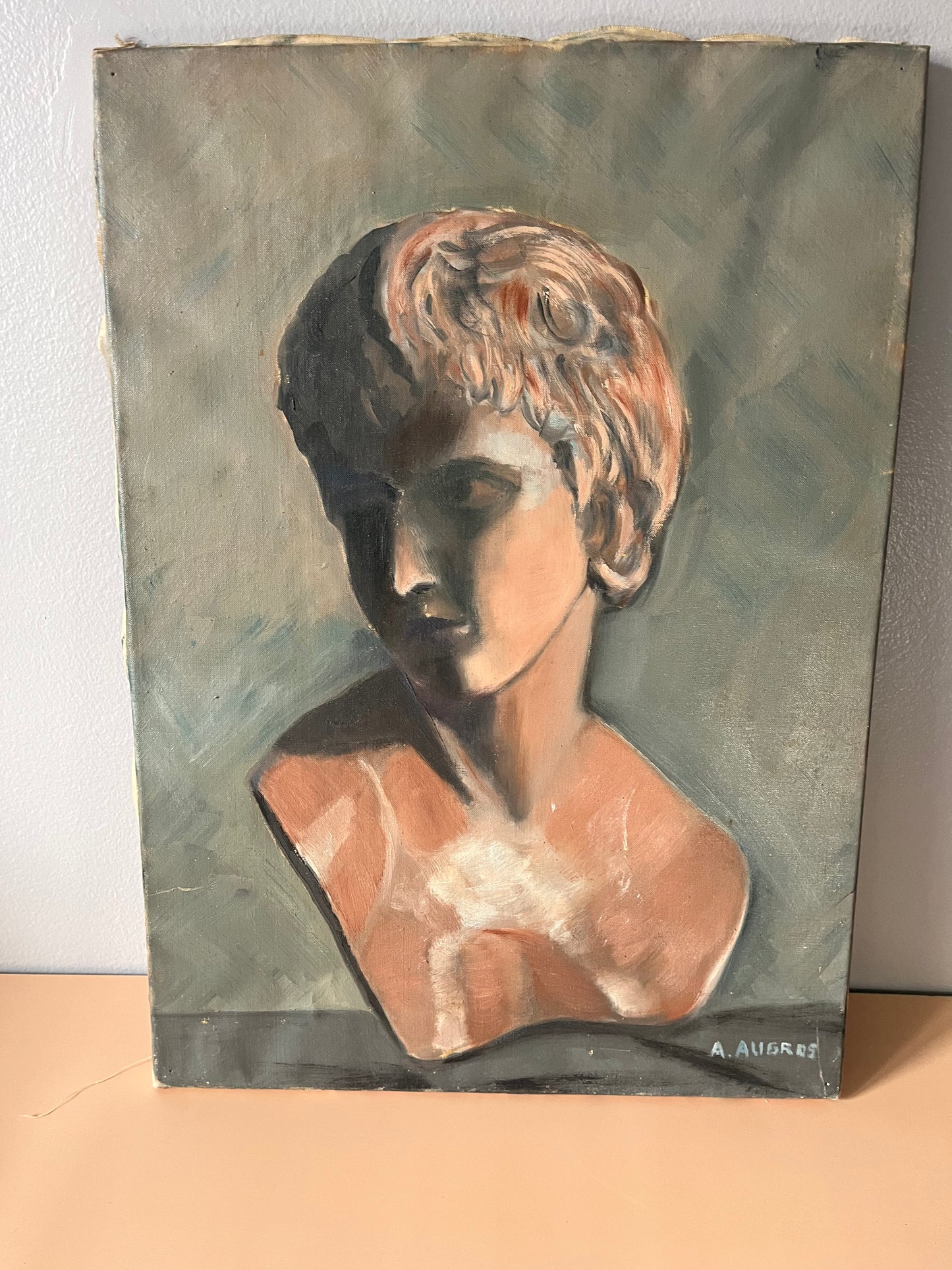 Tableau / Huile sur toile Antoine Augros Belles Trouvailles