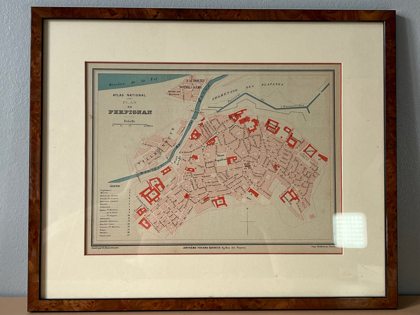 Plan de Perpignan 66 Pyrénées Orientales Belles Trouvailles