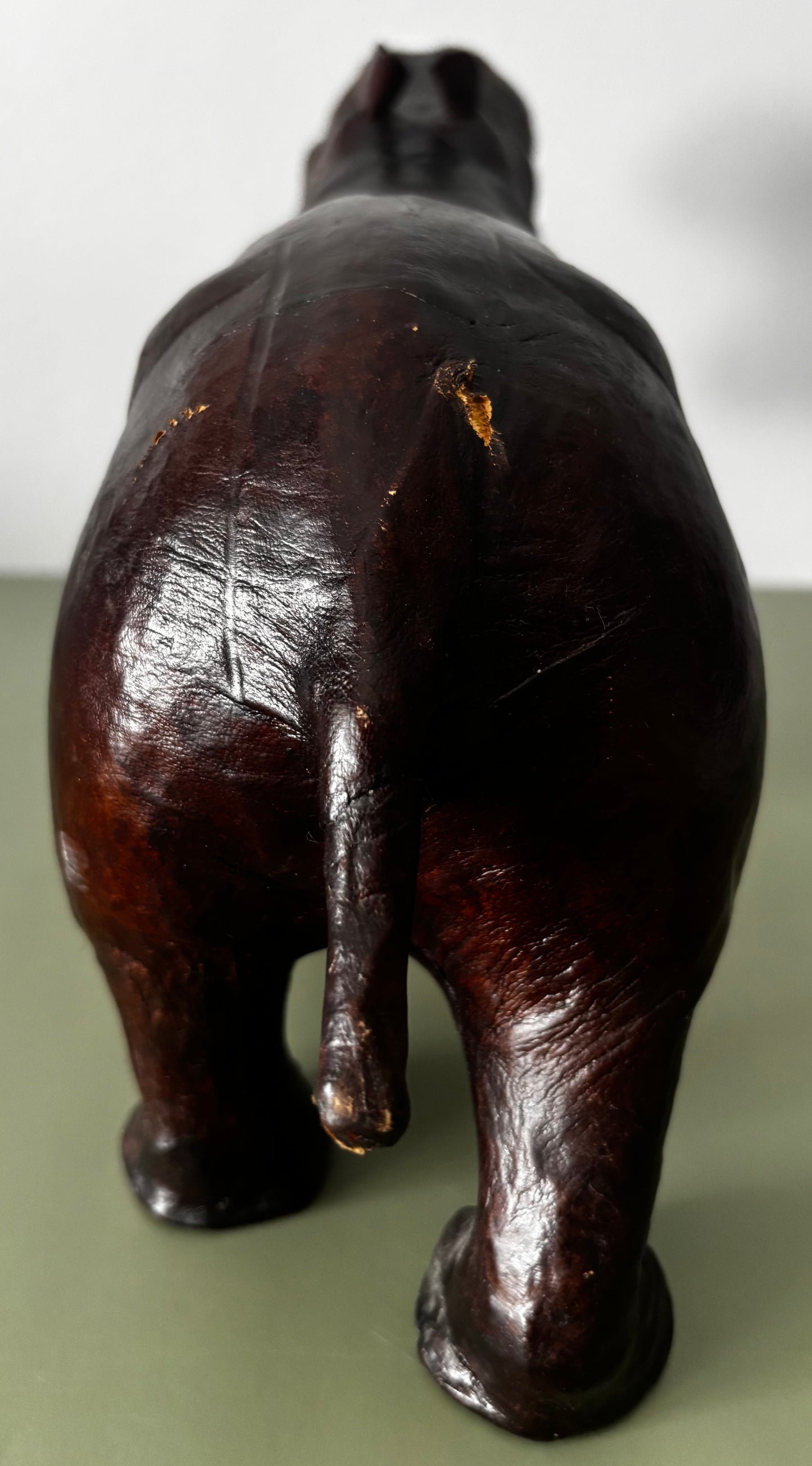Hippopotame en cuir Belles Trouvailles