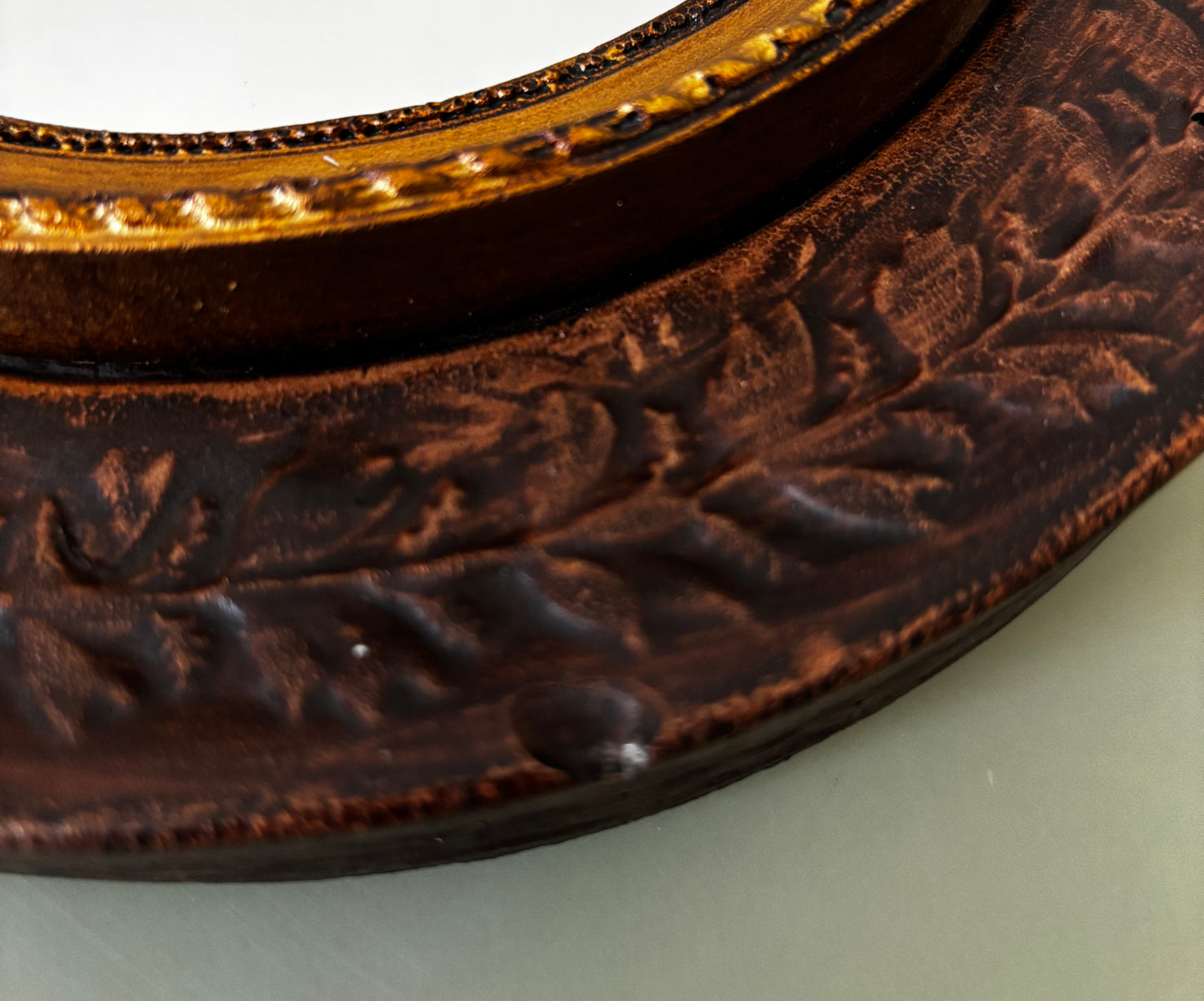 Petit miroir rond