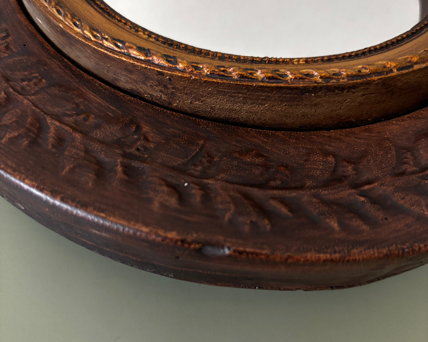 Petit miroir rond