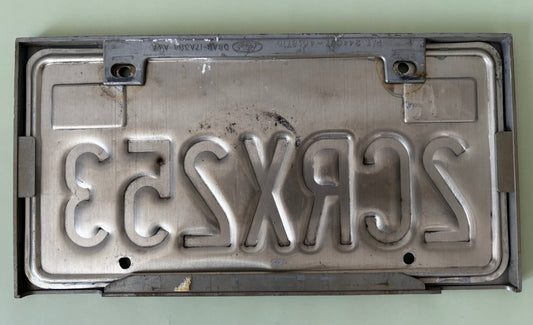 Plaque d'immatriculation California