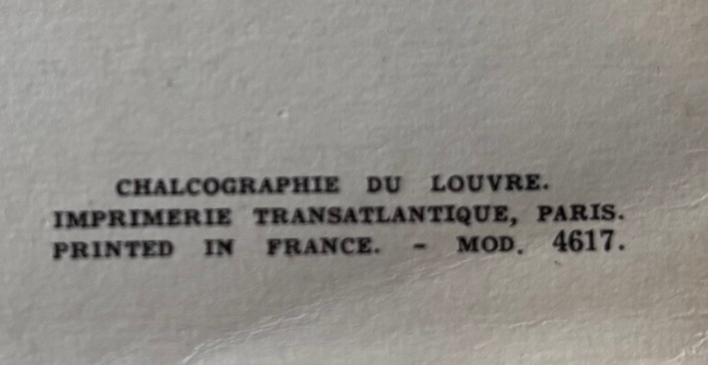 Lot de 4 Menus Compagnie Générale Transatlantique French Line