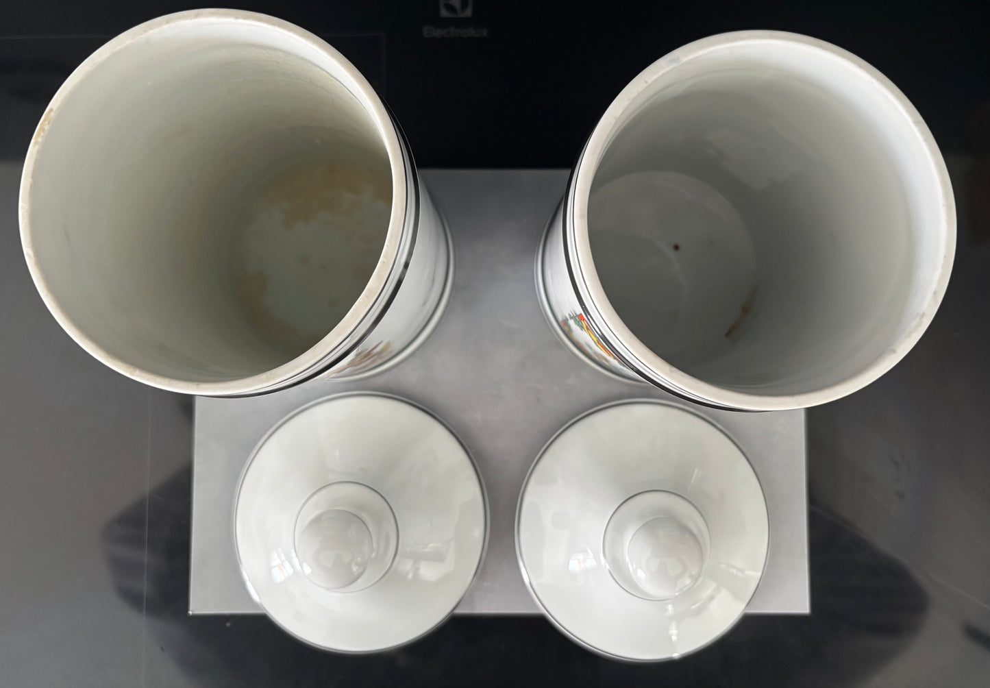 Lot de 2 pots à pharmacie