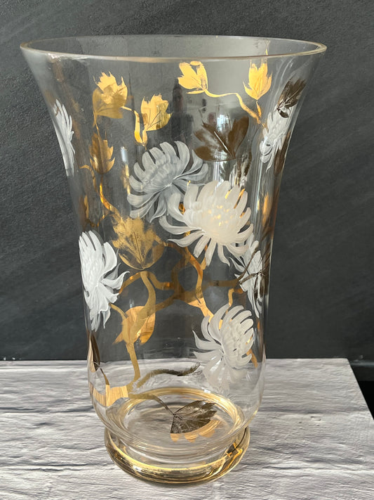 Vase décor fleurs
