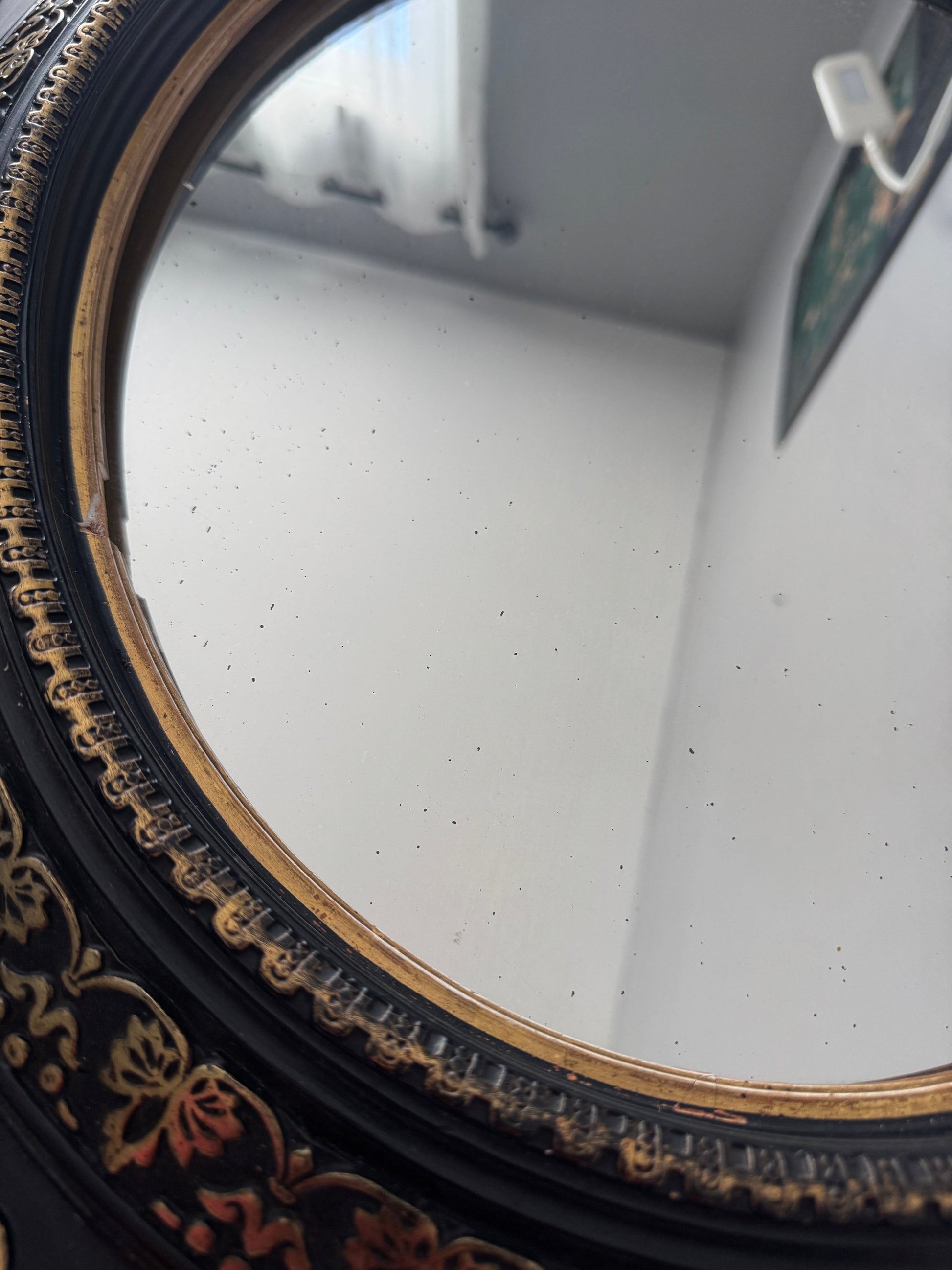Miroir Ovale style Napoléon III Belles Trouvailles