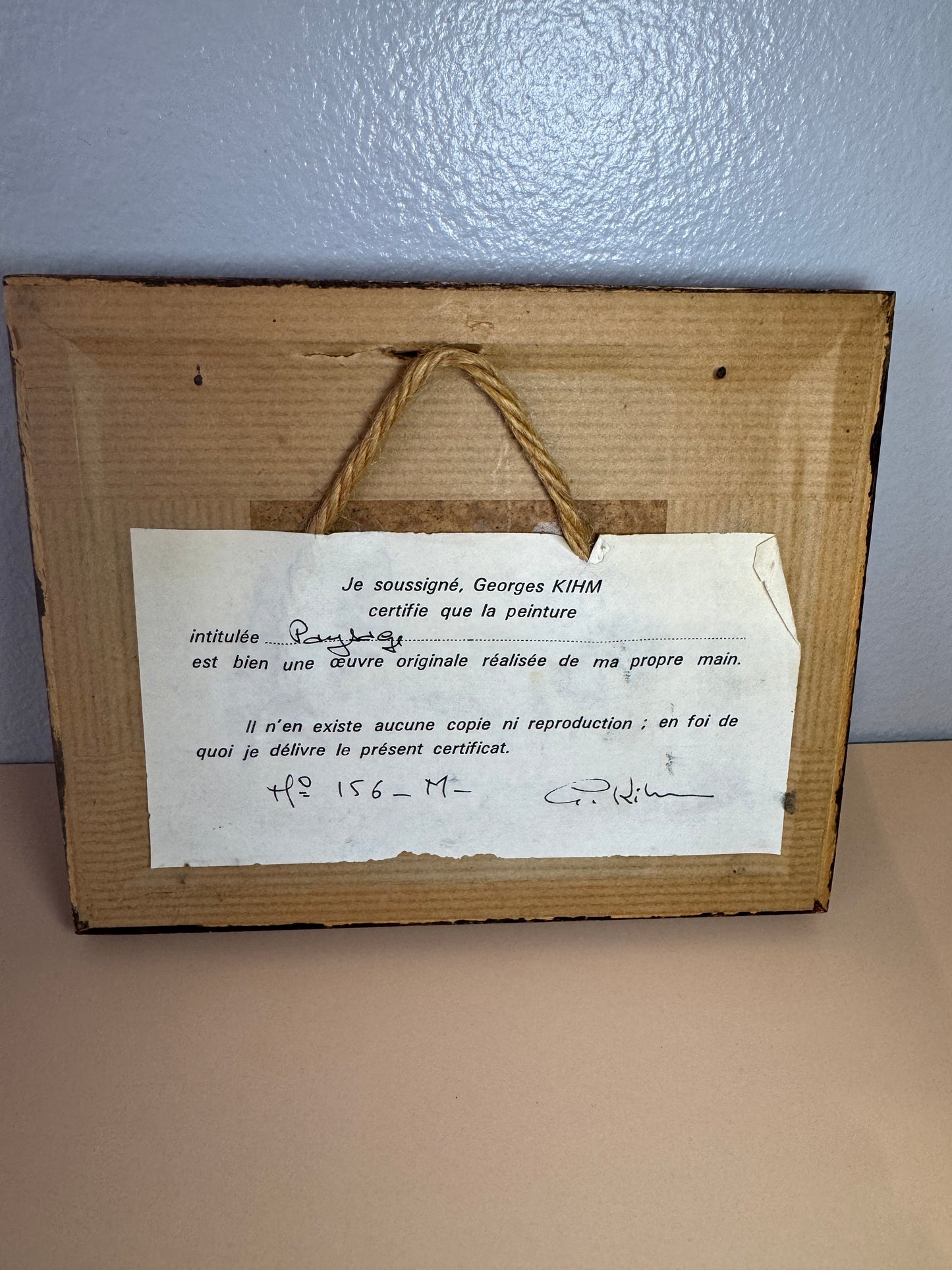 Aquarelle Paysage Georges Kihm Belles Trouvailles