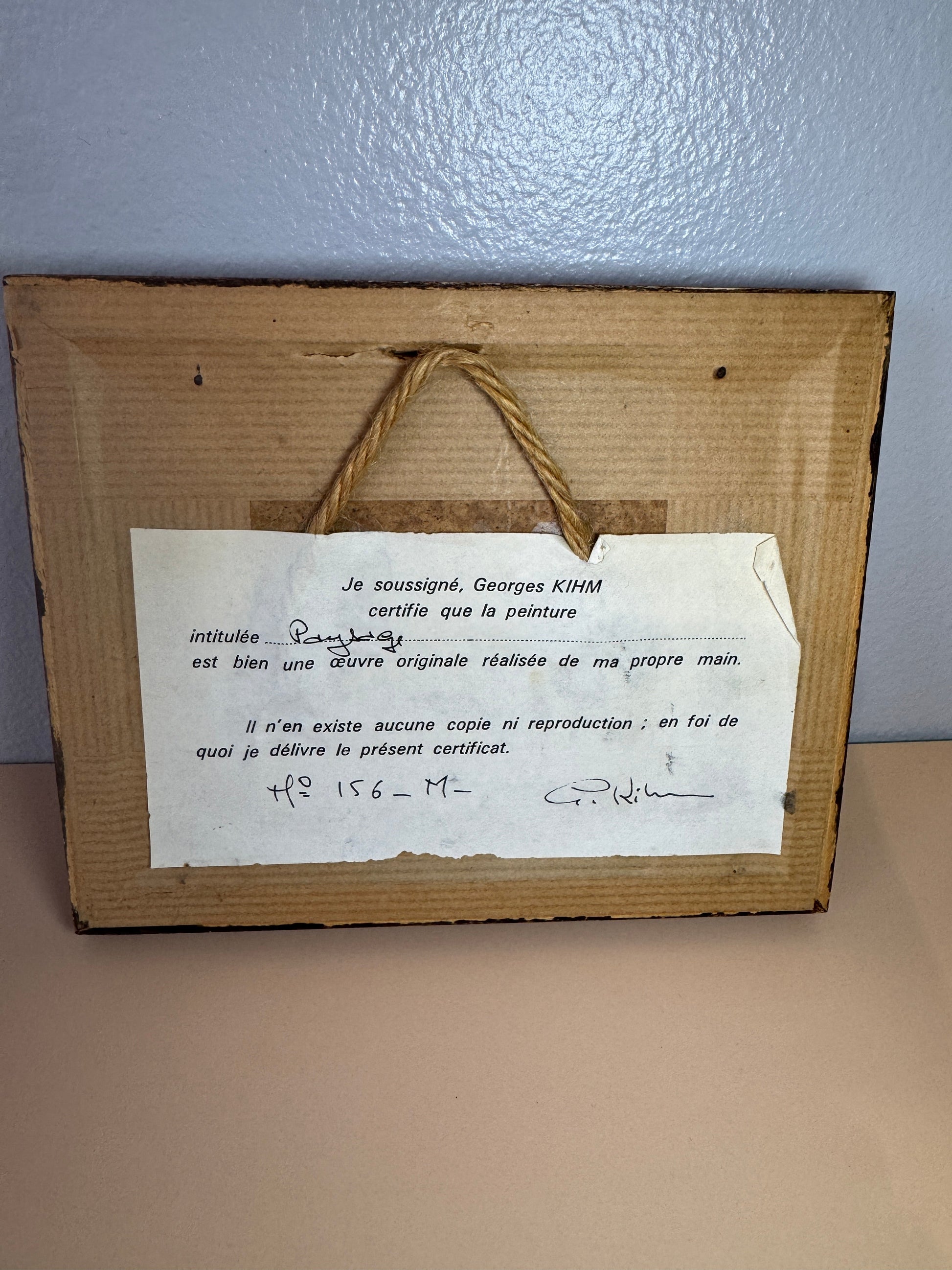 Aquarelle Paysage Georges Kihm Belles Trouvailles