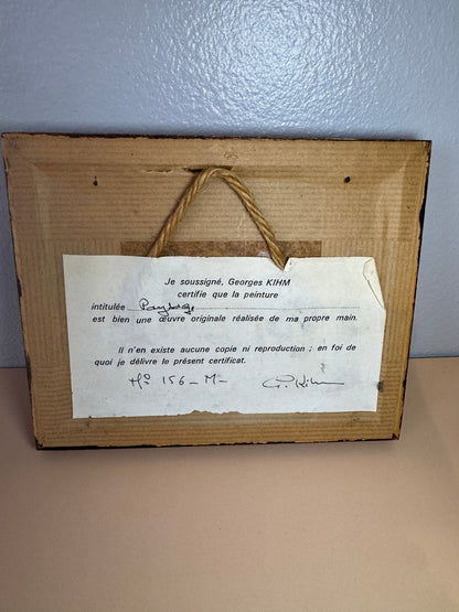 Aquarelle Paysage Georges Kihm Belles Trouvailles