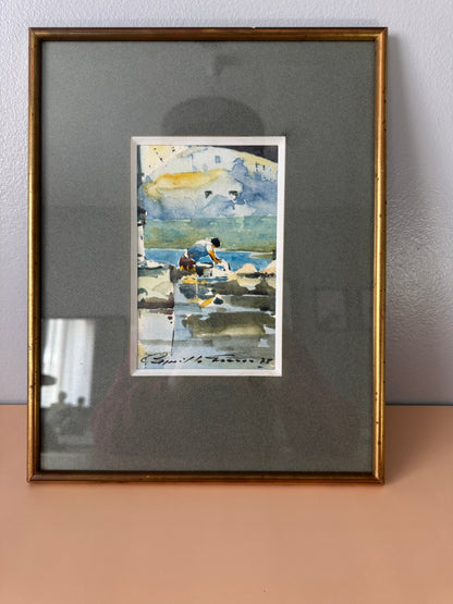 Tableau Aquarelle Camille Ferrer Belles Trouvailles