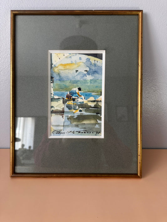 Tableau Aquarelle Camille Ferrer Belles Trouvailles