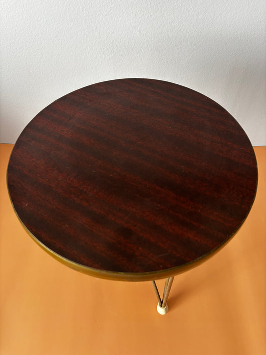 Petite Table Ronde en Formica Belles Trouvailles