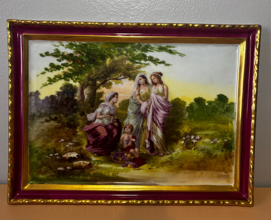 Tableau en porcelaine de Limoges Belles Trouvailles