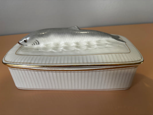 Boîte à sardines en porcelaine Belles Trouvailles