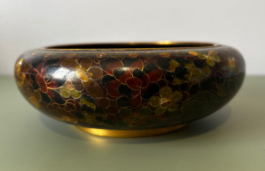 Vide poche ou bol en émail cloisonné Belles Trouvailles