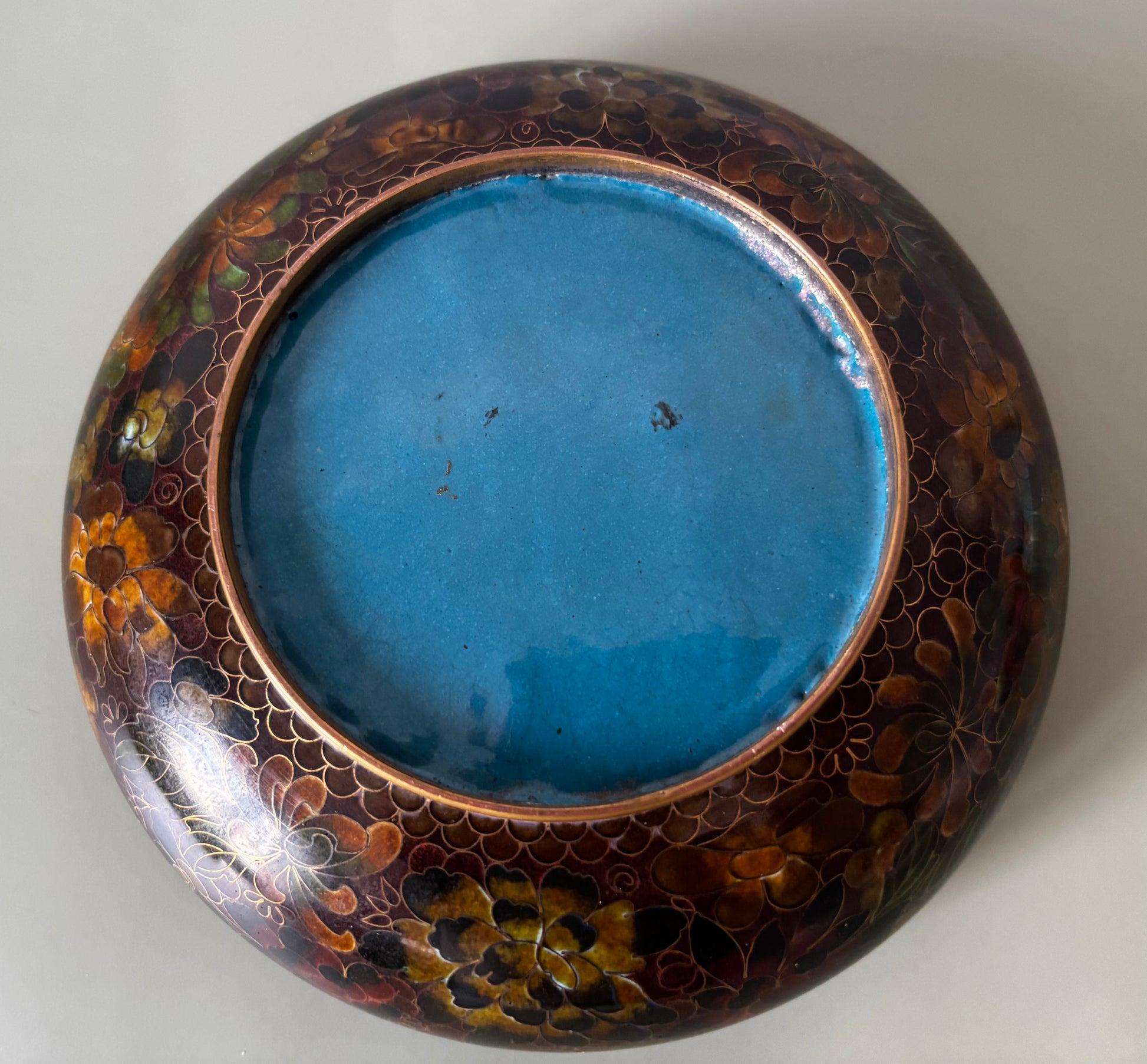 Vide poche ou bol en émail cloisonné Belles Trouvailles