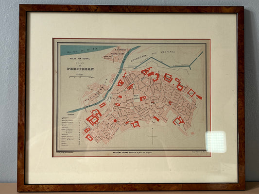 Plan de Perpignan 66 Pyrénées Orientales Belles Trouvailles