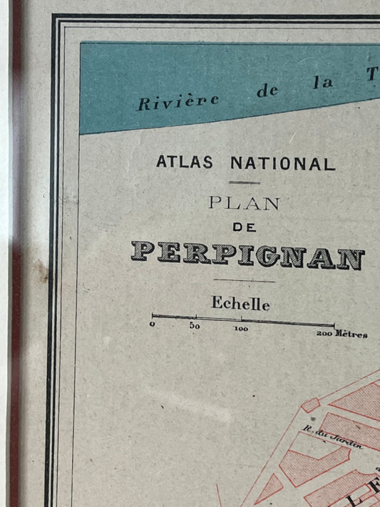 Plan de Perpignan 66 Pyrénées Orientales Belles Trouvailles