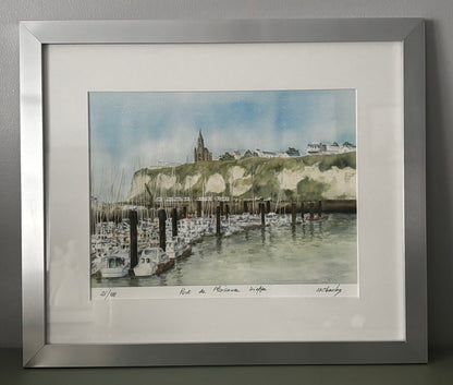 Tableau Port de Dieppe Jean-Jacques Charles