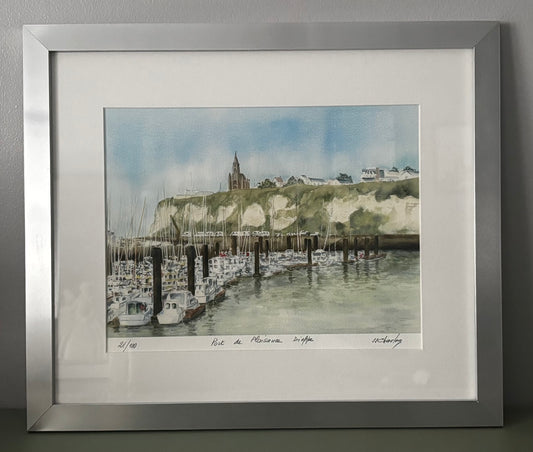Tableau Port de Dieppe Jean-Jacques Charles