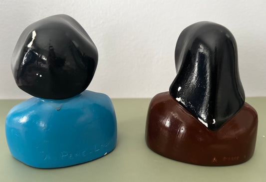 Bustes couple personnes agées