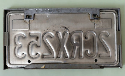 Plaque d'immatriculation California