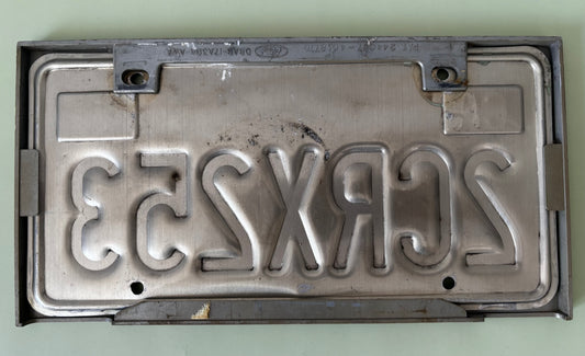 Plaque d'immatriculation California