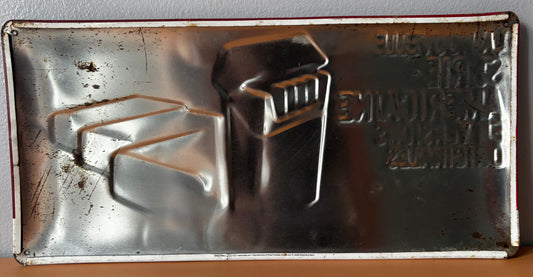 Plaque publicitaire "Pall Mall"