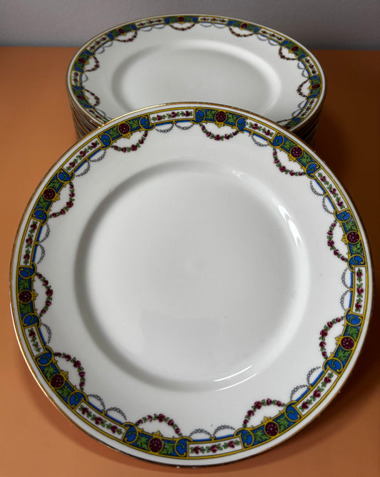 Assiettes à dessert Limoges Jean Boyer