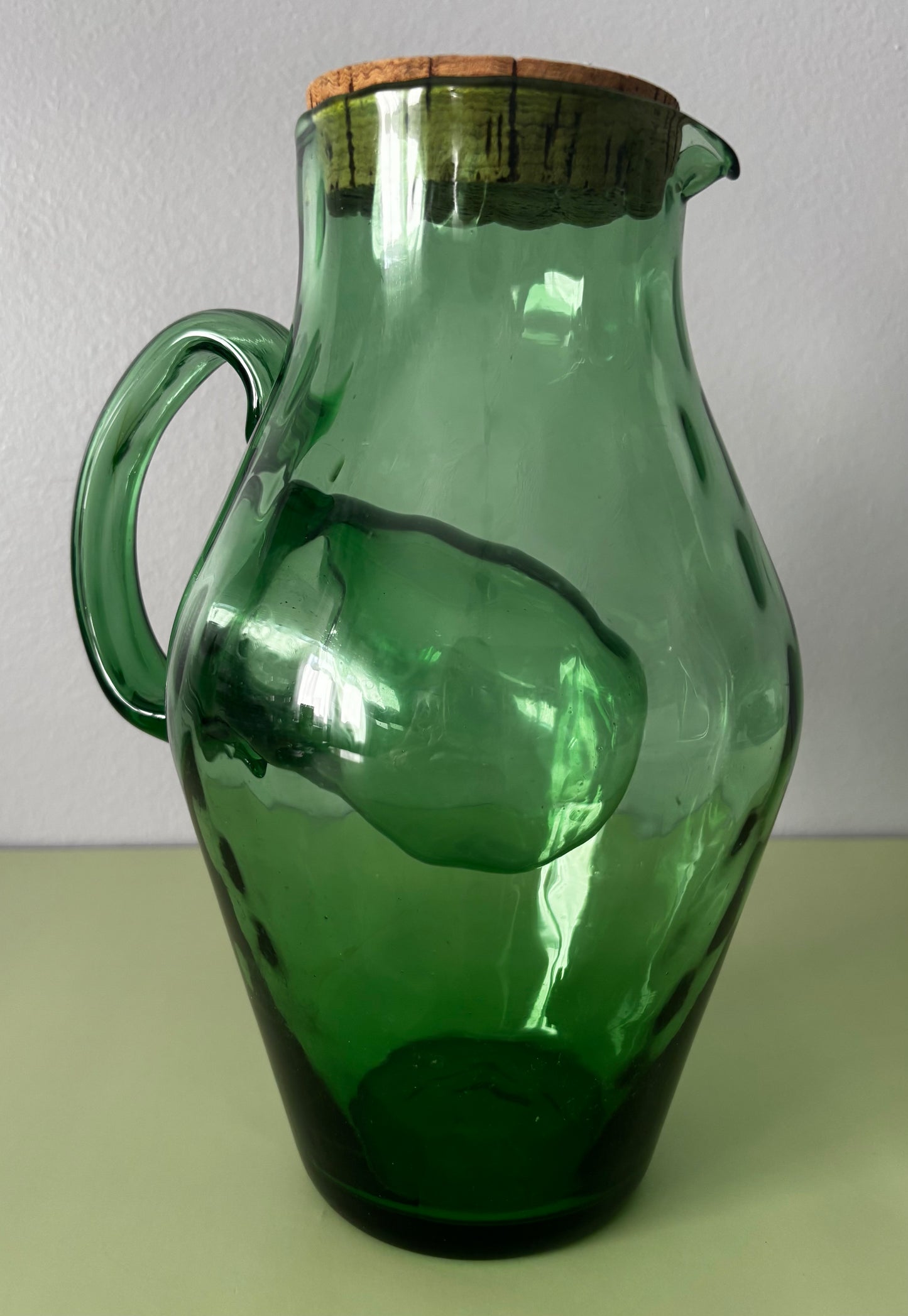 Verseuse en verre soufflé