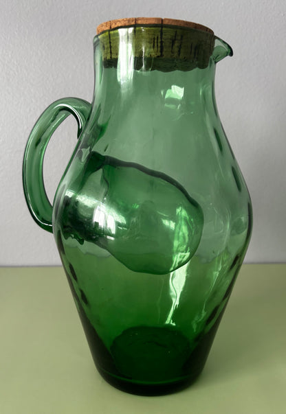 Verseuse en verre soufflé