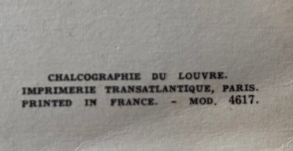 Lot de 4 Menus Compagnie Générale Transatlantique French Line