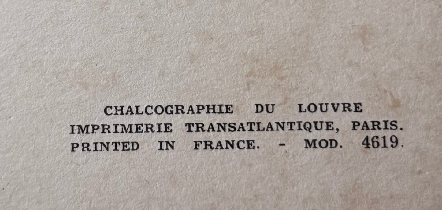 Lot de 5 Menus Compagnie Générale Transatlantique
