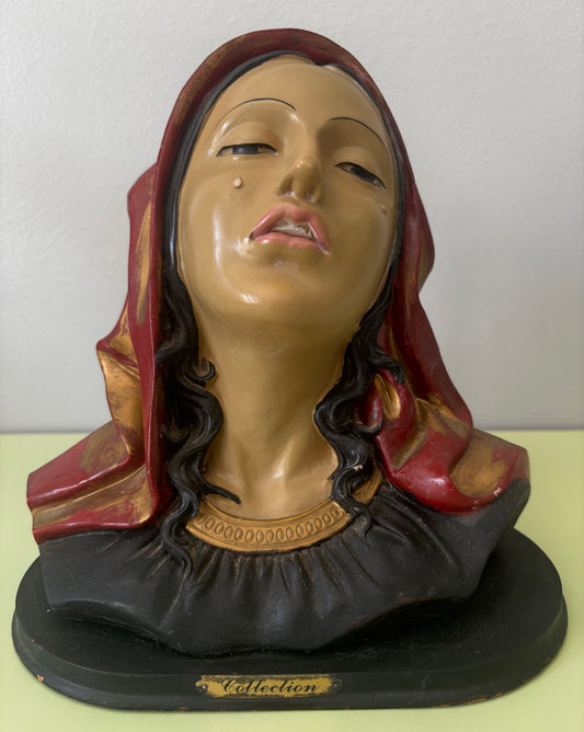 Buste en plâtre