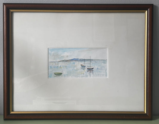 Aquarelle signée Raquin 1989