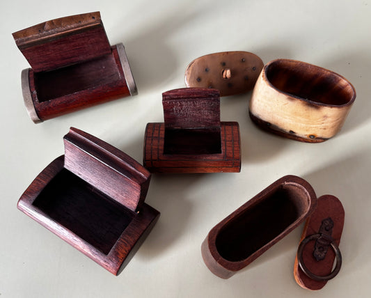 Lot de 5 Tabatières anciennes