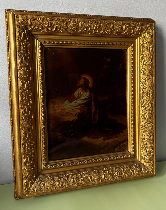 Tableau figurant une Déposition