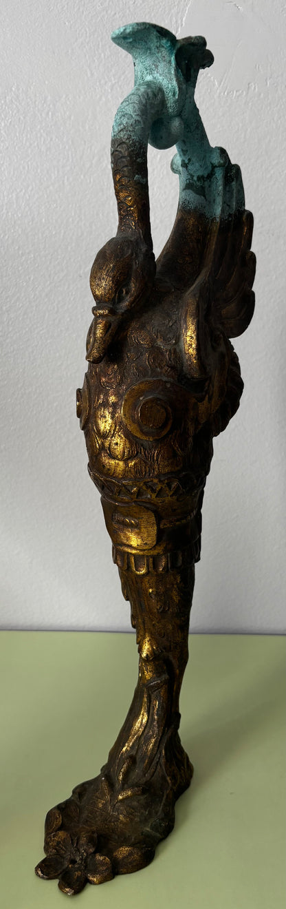 Ancien pied de meuble en bronze