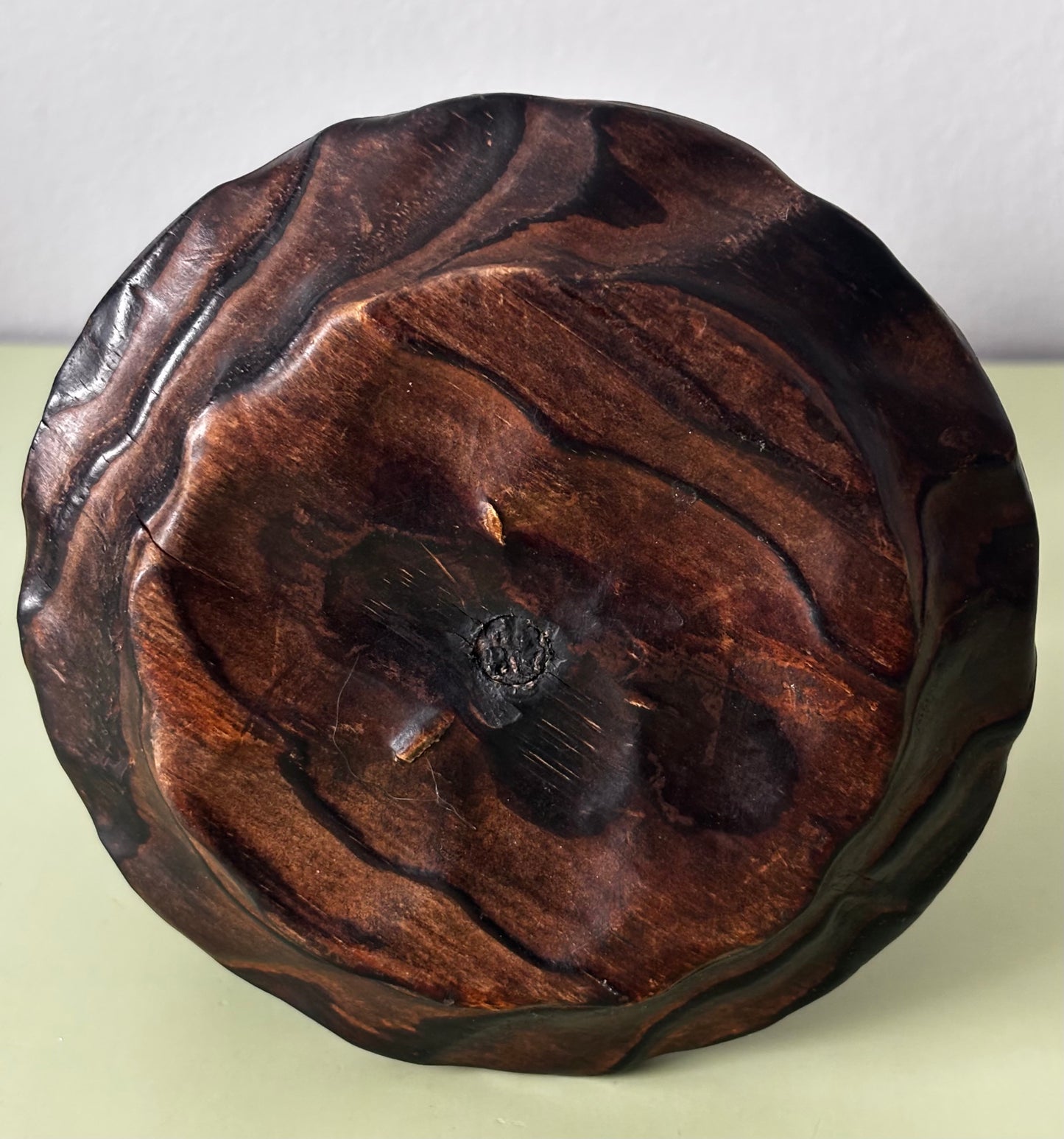 Bougeoir en bois