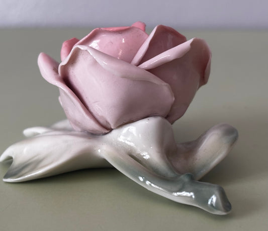 Rose en porcelaine