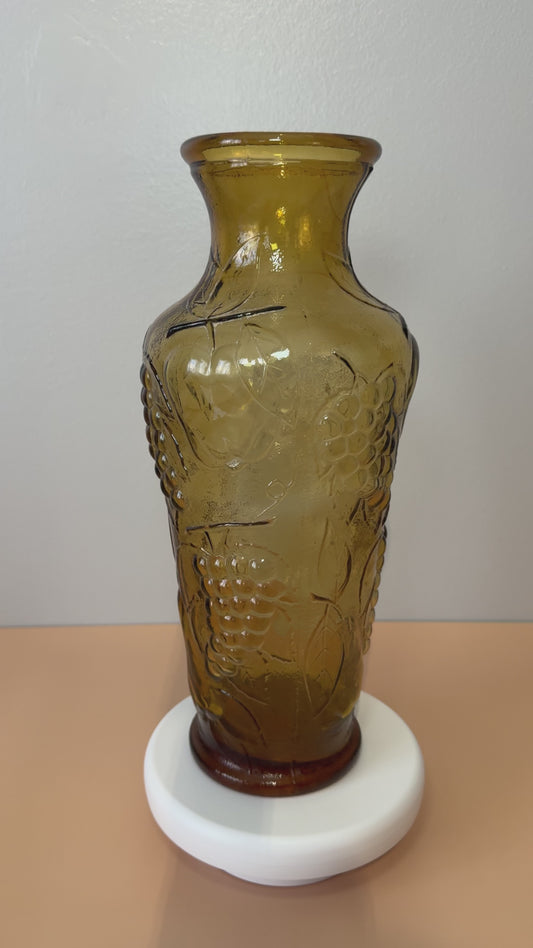 Vase Italien en verre d'Empoli
