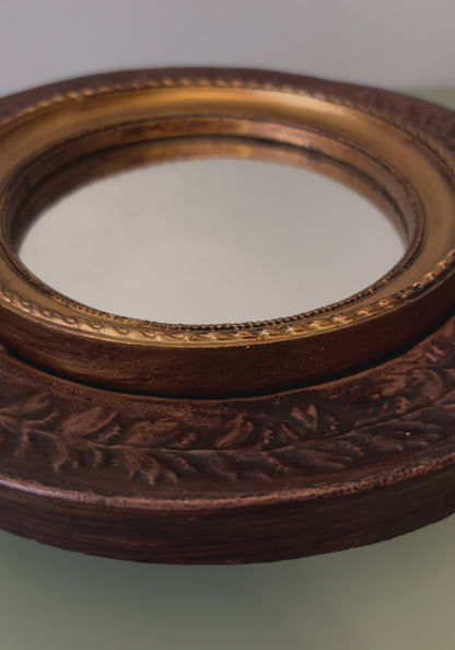 Petit miroir rond