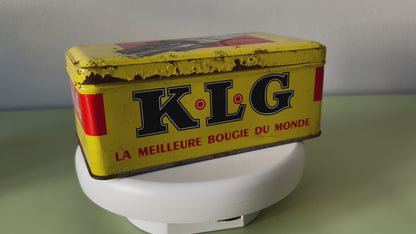Lot Boîtes en métal K.L.G.