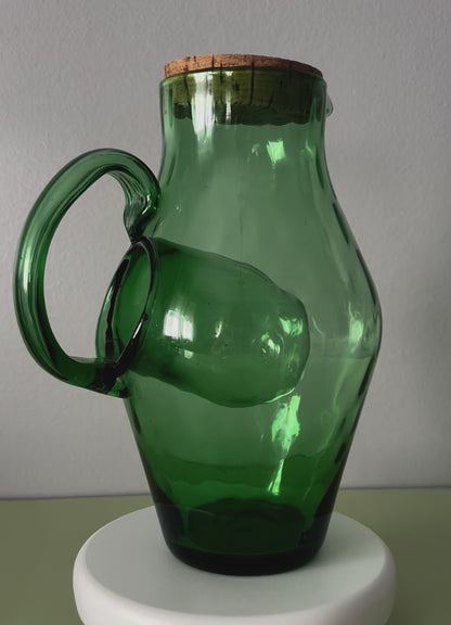 Verseuse en verre soufflé