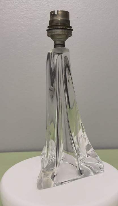 Pied de Lampe en cristal Daum France