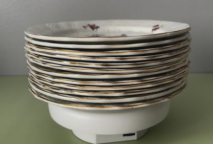 12 assiettes à dessert